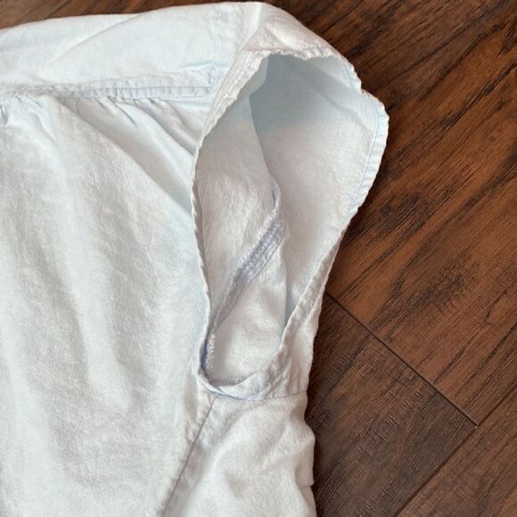 American Eagle Oversized Chambray Blouse - Size Small - Picture 4 of 9